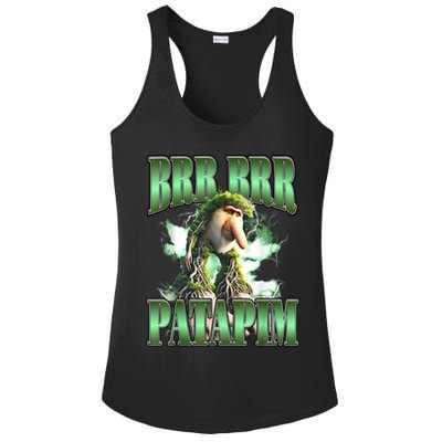 Brr Brr Patapim Italian Brainrot Meme Ladies PosiCharge Competitor Racerback Tank