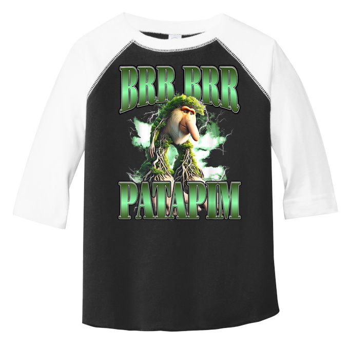 Brr Brr Patapim Italian Brainrot Meme Toddler Fine Jersey T-Shirt