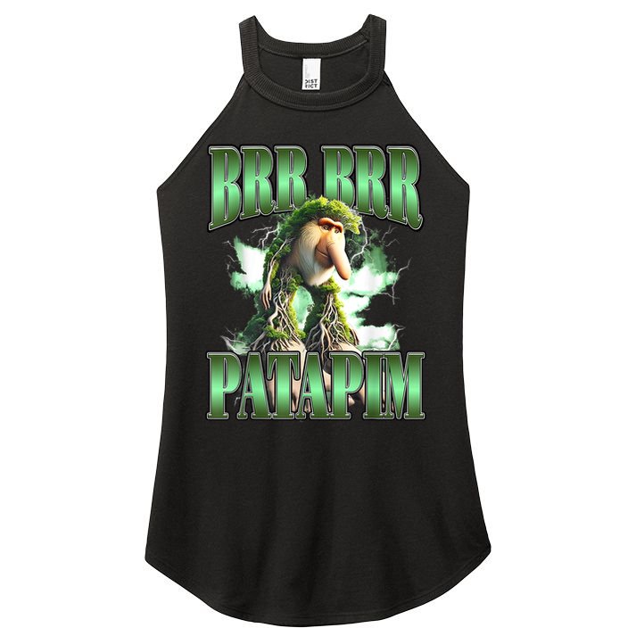 Brr Brr Patapim Italian Brainrot Meme Women's Perfect Tri Rocker Tank