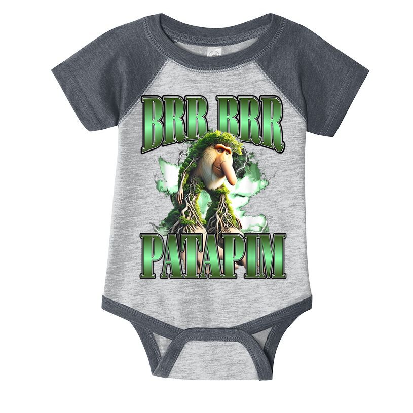 Brr Brr Patapim Italian Brainrot Meme Infant Baby Jersey Bodysuit