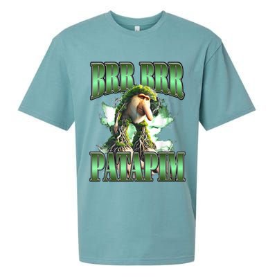 Brr Brr Patapim Italian Brainrot Meme Sueded Cloud Jersey T-Shirt