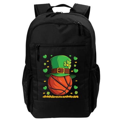 Basketball Ball Patricks Day Lucky Basketball Player Sport Gift Backpack