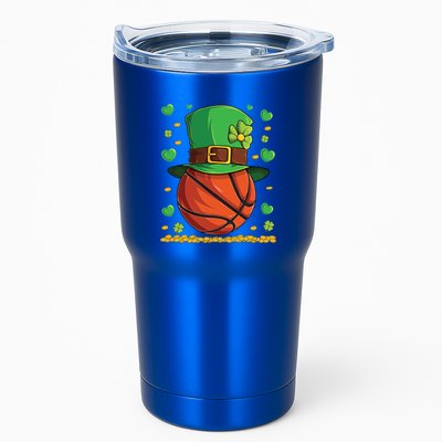 Basketball Ball Patricks Day Lucky Basketball Player Sport Gift Tumbler