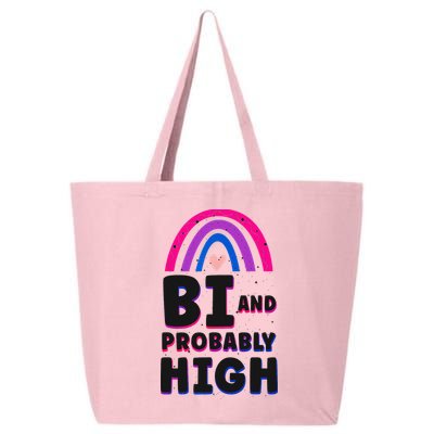 Bisexual Bi Pride Flag Bi And Probably High 25L Jumbo Tote