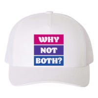 Bisexual Bi Pride Flag Why Not Both Lgbtq Yupoong Adult 5-Panel Trucker Hat