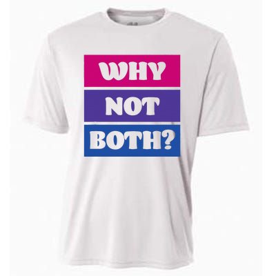 Bisexual Bi Pride Flag Why Not Both Lgbtq Cooling Performance Crew T-Shirt