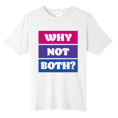 Bisexual Bi Pride Flag Why Not Both Lgbtq Tall Fusion ChromaSoft Performance T-Shirt