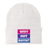 Bisexual Bi Pride Flag Why Not Both Lgbtq Knit Cap Winter Beanie