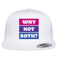 Bisexual Bi Pride Flag Why Not Both Lgbtq Flat Bill Trucker Hat