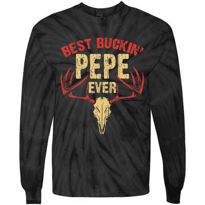 Best Buckin Pepe Ever Deer Hunters Tie-Dye Long Sleeve Shirt