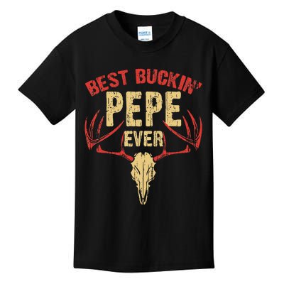 Best Buckin Pepe Ever Deer Hunters Kids T-Shirt