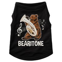 Bearitone Baritone Player Euphonium Lover Marching Band Doggie Tank