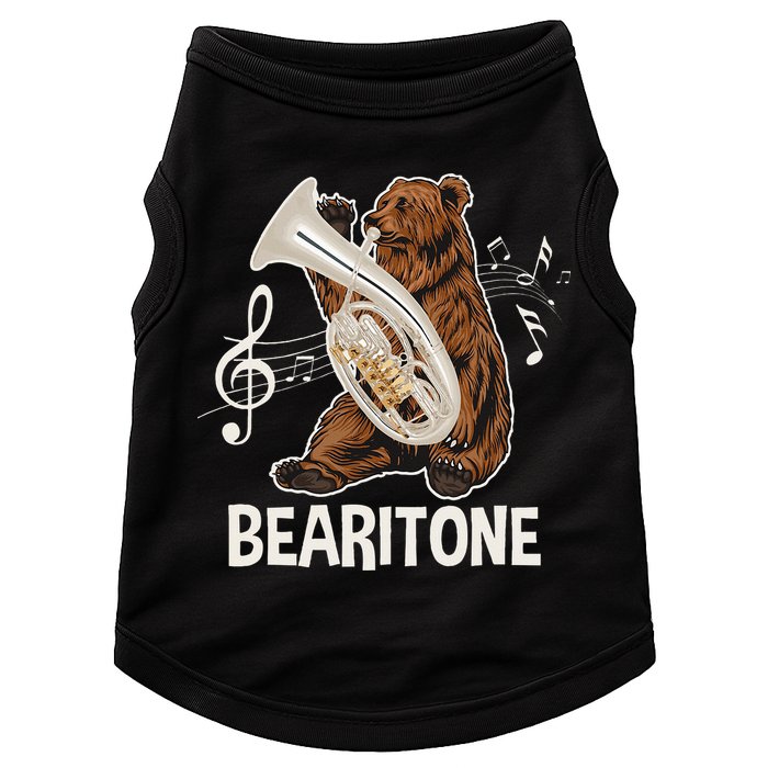 Bearitone Baritone Player Euphonium Lover Marching Band Doggie Tank