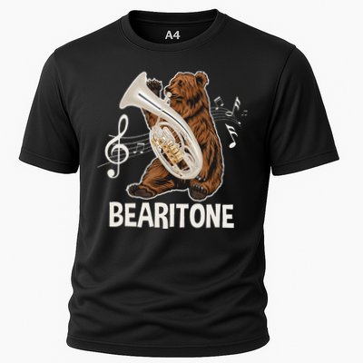 Bearitone Baritone Player Euphonium Lover Marching Band Performance Shirt
