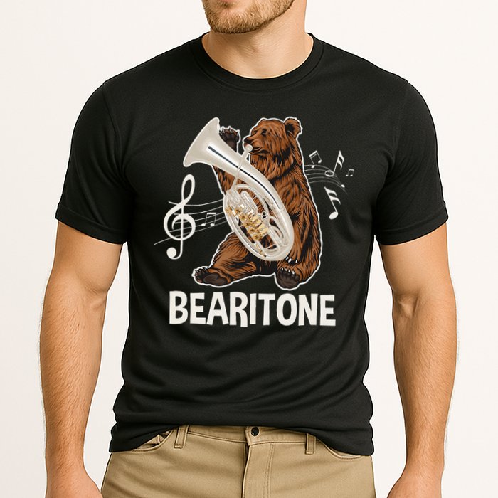 Bearitone Baritone Player Euphonium Lover Marching Band Performance Shirt