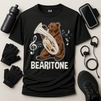 Bearitone Baritone Player Euphonium Lover Marching Band Performance Shirt