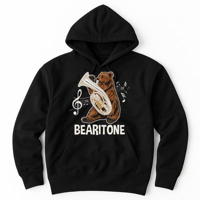 Bearitone Baritone Player Euphonium Lover Marching Band Hoodie