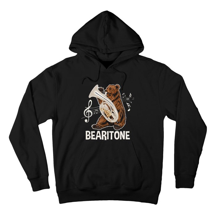 Bearitone Baritone Player Euphonium Lover Marching Band Hoodie