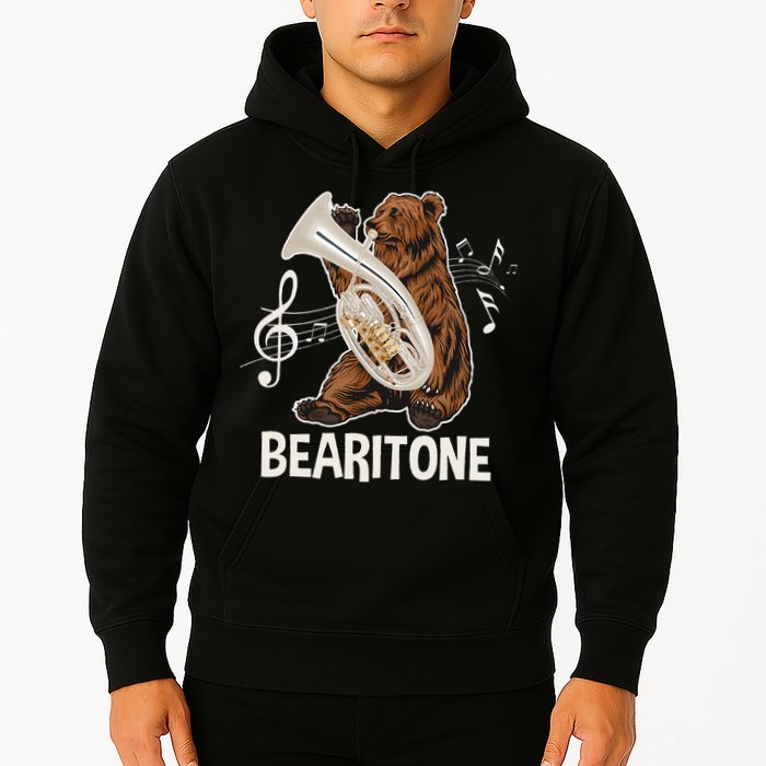 Bearitone Baritone Player Euphonium Lover Marching Band Hoodie