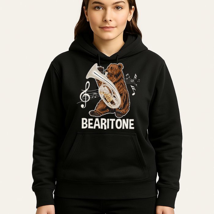 Bearitone Baritone Player Euphonium Lover Marching Band Hoodie