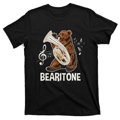 Bearitone Baritone Player Euphonium Lover Marching Band T-Shirt