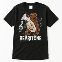Bearitone Baritone Player Euphonium Lover Marching Band Tall T-Shirt