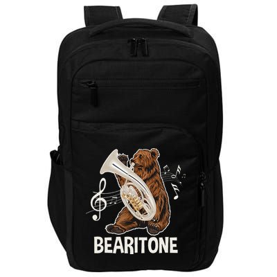 Bearitone Baritone Player Euphonium Lover Marching Band Impact Tech Backpack