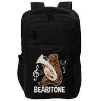 Bearitone Baritone Player Euphonium Lover Marching Band Impact Tech Backpack