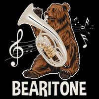 Bearitone Baritone Player Euphonium Lover Marching Band 16 in Basic Backpack