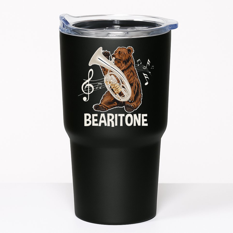 Bearitone Baritone Player Euphonium Lover Marching Band Tumbler