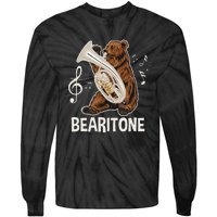 Bearitone Baritone Player Euphonium Lover Marching Band Tie-Dye Long Sleeve Shirt