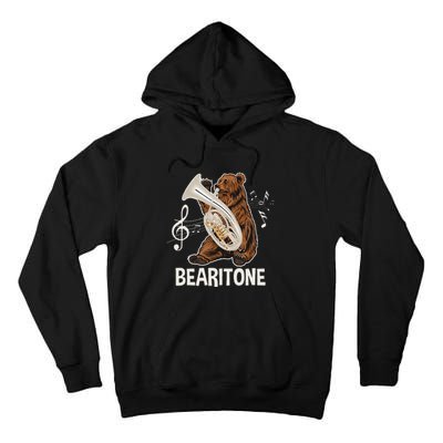 Bearitone Baritone Player Euphonium Lover Marching Band Tall Hoodie