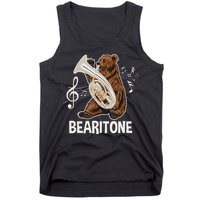Bearitone Baritone Player Euphonium Lover Marching Band Tank Top