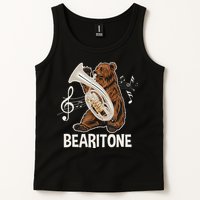 Bearitone Baritone Player Euphonium Lover Marching Band Tank Top