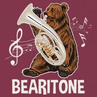 Bearitone Baritone Player Euphonium Lover Marching Band 16oz Travel Tumbler