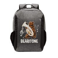 Bearitone Baritone Player Euphonium Lover Marching Band Vector Backpack