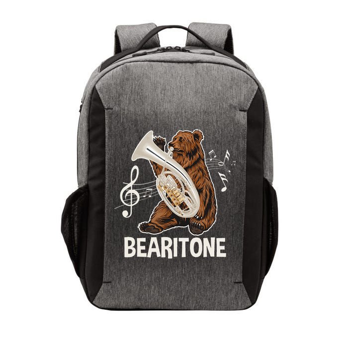 Bearitone Baritone Player Euphonium Lover Marching Band Vector Backpack