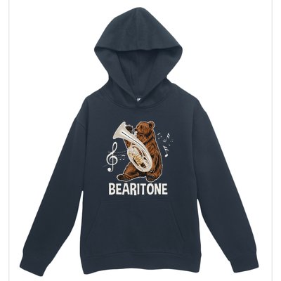 Bearitone Baritone Player Euphonium Lover Marching Band Urban Pullover Hoodie