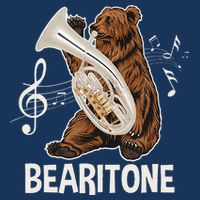 Bearitone Baritone Player Euphonium Lover Marching Band Infant Baby Jersey Bodysuit