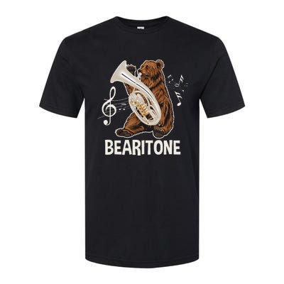 Bearitone Baritone Player Euphonium Lover Marching Band Softstyle CVC T-Shirt