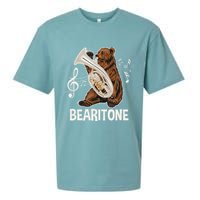 Bearitone Baritone Player Euphonium Lover Marching Band Sueded Cloud Jersey T-Shirt