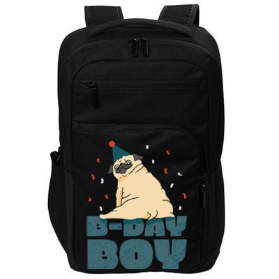 Birthday Boy Pug Impact Tech Backpack