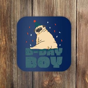 Birthday Boy Pug Coaster