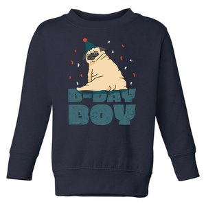 Birthday Boy Pug Toddler Sweatshirt