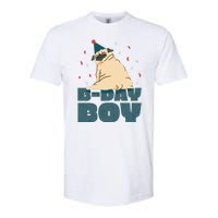 Birthday Boy Pug Softstyle® CVC T-Shirt