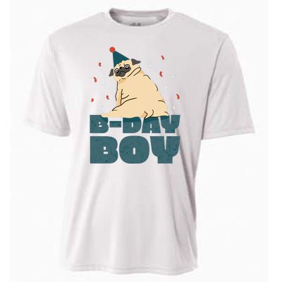 Birthday Boy Pug Cooling Performance Crew T-Shirt