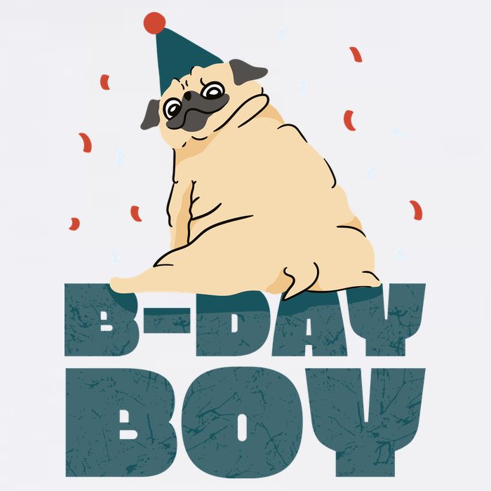 Birthday Boy Pug Performance Shirt