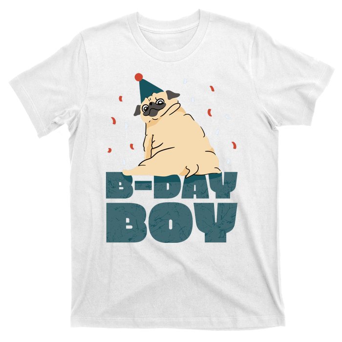 Birthday Boy Pug T-Shirt