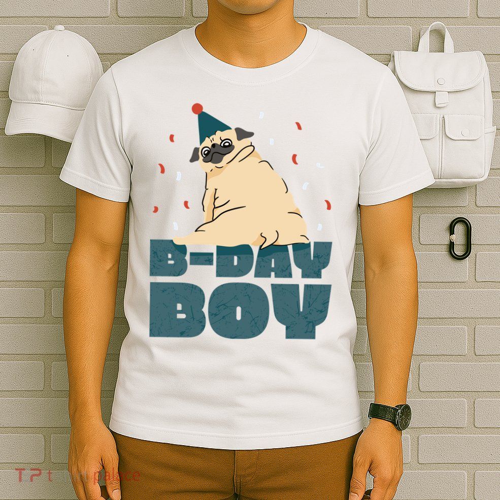 Birthday Boy Pug T-Shirt