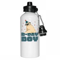 Birthday Boy Pug Aluminum Water Bottle